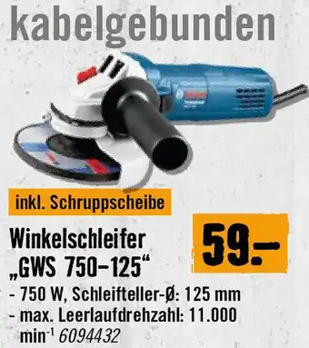 Hornbach Winkelschleifer Angebot