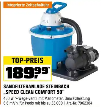 OBI SANDFILTERANLAGE STEINBACH SPEED CLEAN COMFORT 50 Angebot