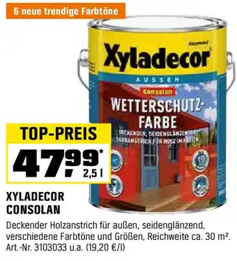 OBI XYLADECOR CONSOLAN Angebot