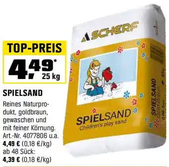 OBI SPIELSAND Angebot