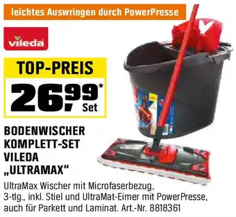 OBI BODENWISCHER KOMPLETT-SET VILEDA ULTRAMAX Angebot