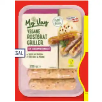 Hofer My Vay Vegane Griller versch. Sorten HOFER 200 Gramm 1 Packung Angebot