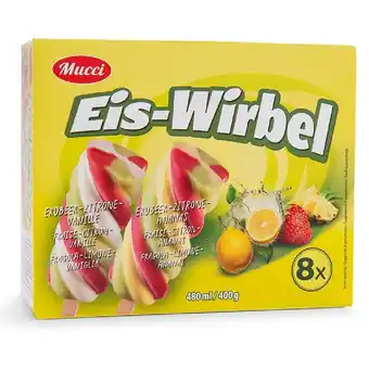 Hofer MUCCI Eis-Wirbel Stieleis HOFER 480 Milliliter 1 Packung Angebot