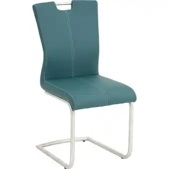 XXXLutz Schwingstuhl in Edelstahl Lederlook Angebot