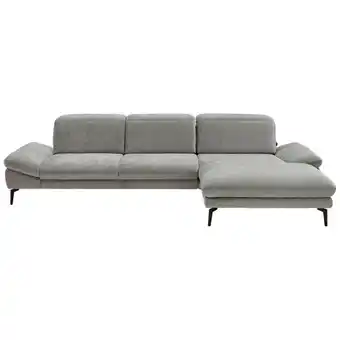 XXXLutz Ecksofa in Chenille Grau Angebot