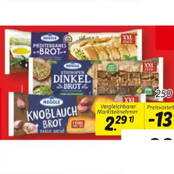 Lidl Meggle Brot verschiedene Sorten Lidl 250 Gramm 1 Packung Angebot