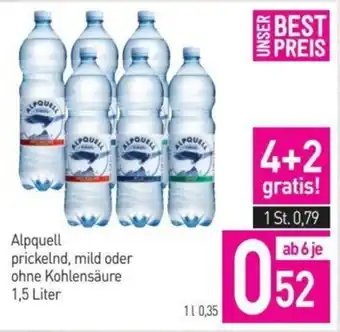 Sutterlüty Alpquell prickelnd, mild oder ohne Kohlensäure 1.5 Liter Angebot