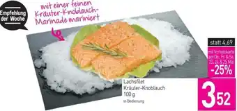 Sutterlüty Lachsfilet Kräuter-Knoblauch 100 g Angebot