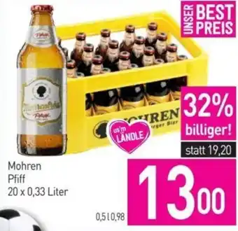 Sutterlüty Mohren Pfiff 20 x 0,33 Liter Angebot