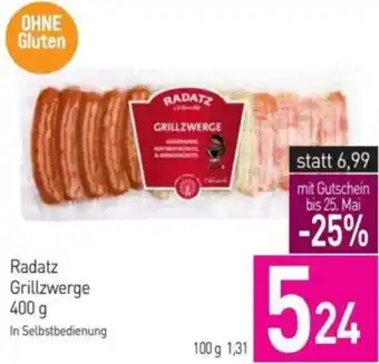 Sutterlüty Radatz Grillzwerge 400 g Angebot
