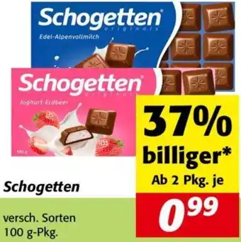 Nah&Frisch Schogetten 100g Angebot