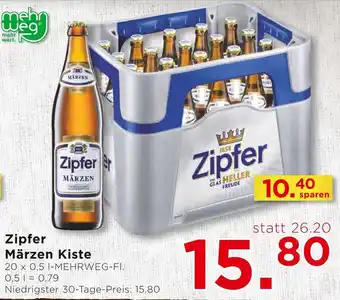 Unimarkt Zipfer Märzen Kiste 20 x 0.5L Angebot