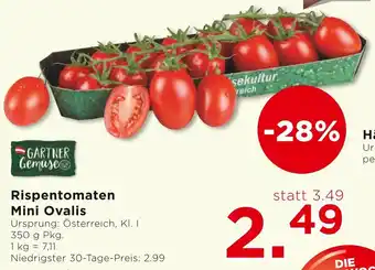 Unimarkt Rispentomaten Mini Ovalis 350g Angebot