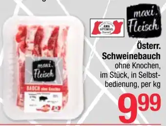 Maximarkt Österr. Schweinebauch Angebot