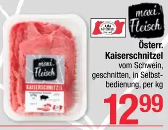 Maximarkt Österr. Kaiserschnitzel Angebot