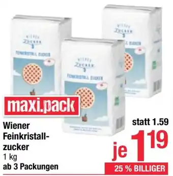 Maximarkt Wiener Feinkristall- zucker 1kg Angebot