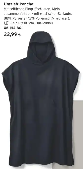 Tchibo Eduscho Umzieh-Poncho Angebot
