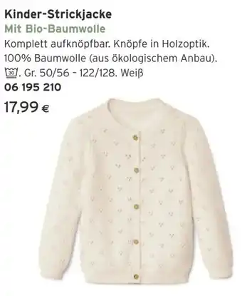 Tchibo Eduscho Kinder-Strickjacke Angebot