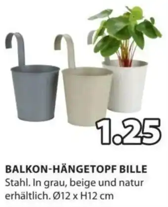 JYSK BALKON-HÄNGETOPF BILLE Angebot