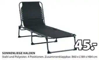 JYSK SONNENLIEGE HALDEN Angebot