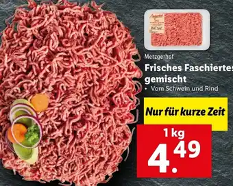 Lidl Metzgerhof Frisches Faschierte Gemischt 1Kg Angebot