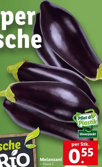 Lidl Melanzani Klasse I Angebot