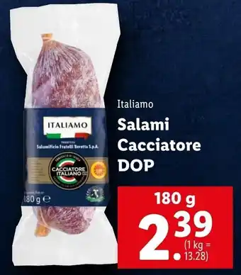 Lidl Italiamo Salami Cacciatore DOP 180 g Angebot