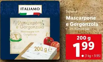 Lidl Italiamo Mascarpone E Gorgonzola 200 g Angebot