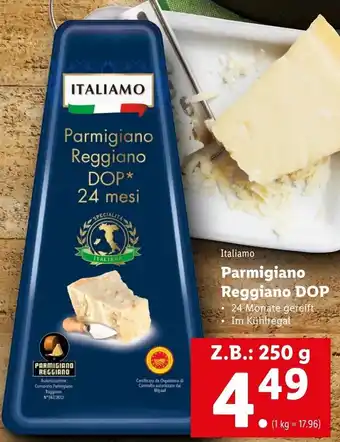Lidl Italiamo Parmigiano Reggiano DOP 250 g Angebot