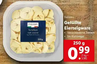 Lidl Italiamo Gefüllte Eierteigware 250 g Angebot