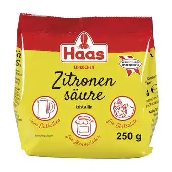 Unimarkt Haas Zitronensäure Unimarkt 250 Gramm 1 Packung Angebot