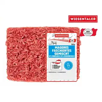 Lidl Wiesentaler Frisches mageres Faschiertes gemischt Lidl 500 Gramm Angebot