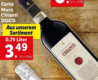 Lidl Corte Mura Chianti DOCG 0,75 Liter Angebot