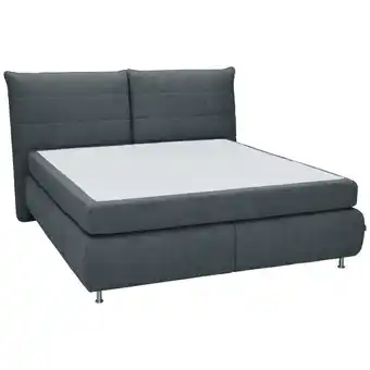 XXXLutz Boxspringbett 180/200 cm in Dunkelgrau Angebot