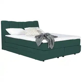 XXXLutz Boxspringbett 180/200 cm in Grün Angebot