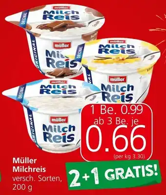 Spar Müller Milchreis 200g Angebot