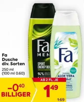 Billa Fa Dusche 250ml Angebot