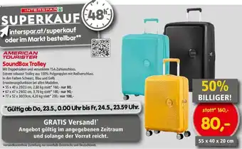 Interspar SoundBox Trolley Angebot