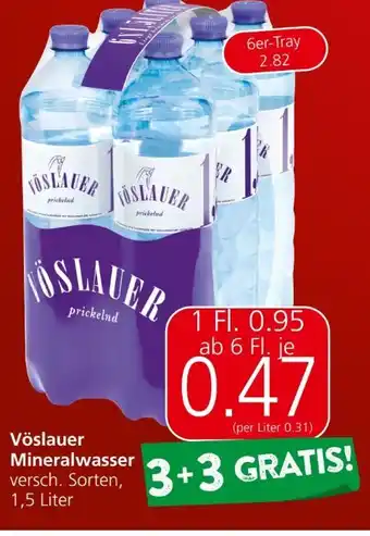 Spar Mineralwasser Angebot