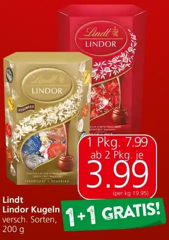 Spar Lindor Kugel Angebot