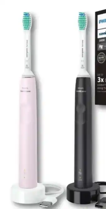 Interspar Elektrische Schallzahnbürste Sonicare Serie 3100 HX3675/15 Angebot