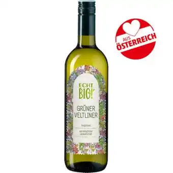 PENNY Echt Bio Grüner Veltliner od. Blauer Zweigelt Penny 0.75 Liter 1 Flasche Angebot
