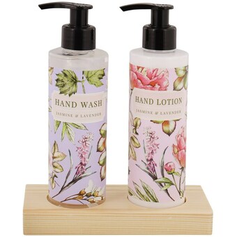 Action Handseife und Lotion im Halter Angebot