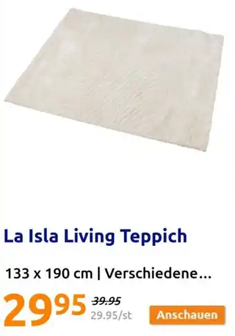 Action La Isla Living Teppich 133 x 190 cm Angebot