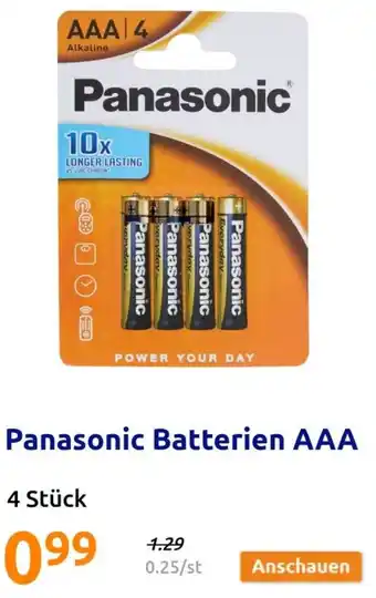 Panasonic Batterien AAA