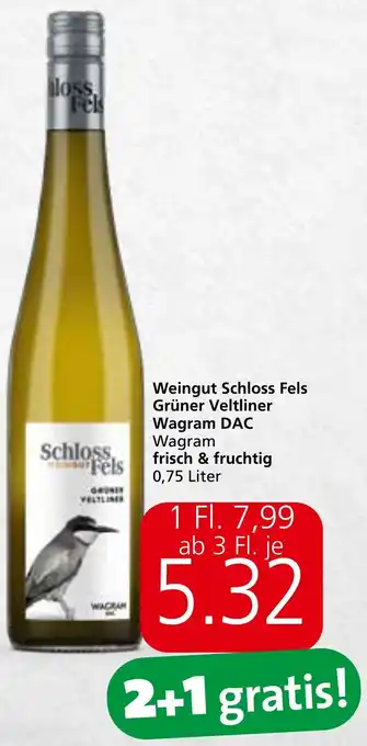 Weingut Schloss Fels Grüner Veltliner Wagram DAC Wagram frisch & fruchtig 0,75 Liter