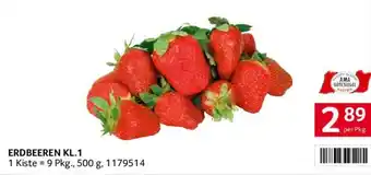 Transgourmet ERDBEEREN KL.1 500g Angebot