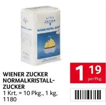 Transgourmet WIENER ZUCKER NORMALKRISTALL- ZUCKER 1kg Angebot