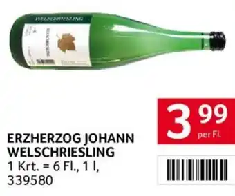 Transgourmet ERZHERZOG JOHANN WELSCHRIESLING 1L Angebot