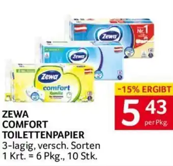 Transgourmet ZEWA COMFORT TOILETTENPAPIER 3-lagig Angebot